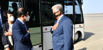 Chair of Korean National Assembly arrives in Azerbaijan