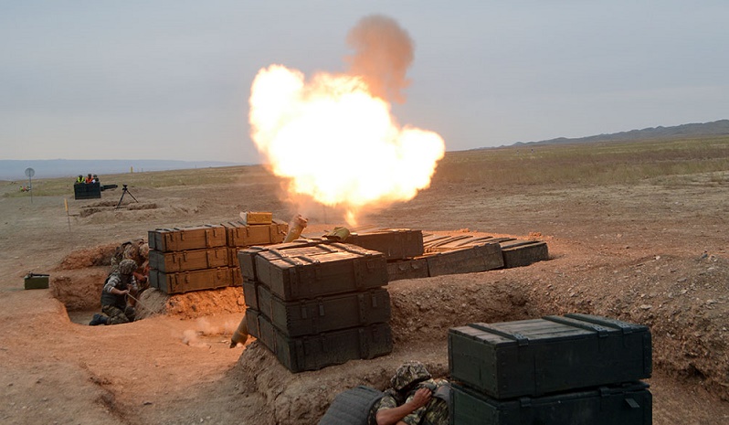 Azerbaijani artillerymen continue preparation for Masters of Artillery Fire contest  (PHOTO)