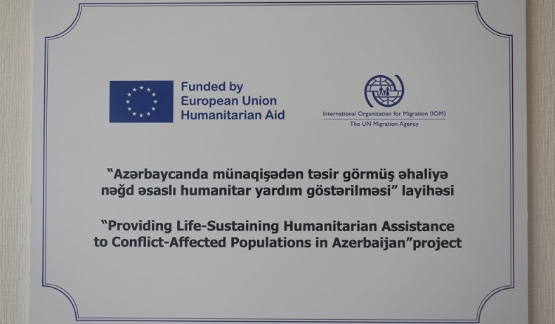 IOM Azerbaijan implements project on providing humanitarian assistance to conflict-afflicted populations