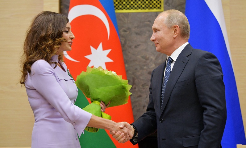 Vladimir Putin congratulates Azerbaijani First VP Mehriban Aliyeva on her birthday
