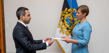 Azerbaijani Ambassador presents his credentials to Estonian President
