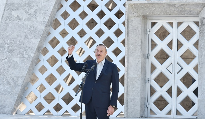Azerbaijani President: We are in Shusha today, and from now on we will live in Shusha forever