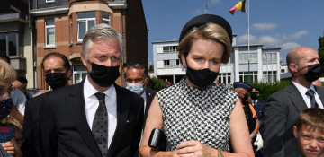 Belgium's king, queen to 
