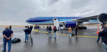 AZAL’s “KARABAKH” aircraft lands in Fuzuli Airport (VIDEO)