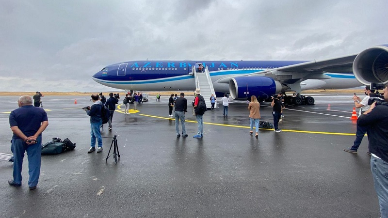 AZAL’s “KARABAKH” aircraft lands in Fuzuli Airport (VIDEO)