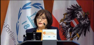 Azerbaijani parliament speaker addresses 13th Summit of Women Speakers of Parliament