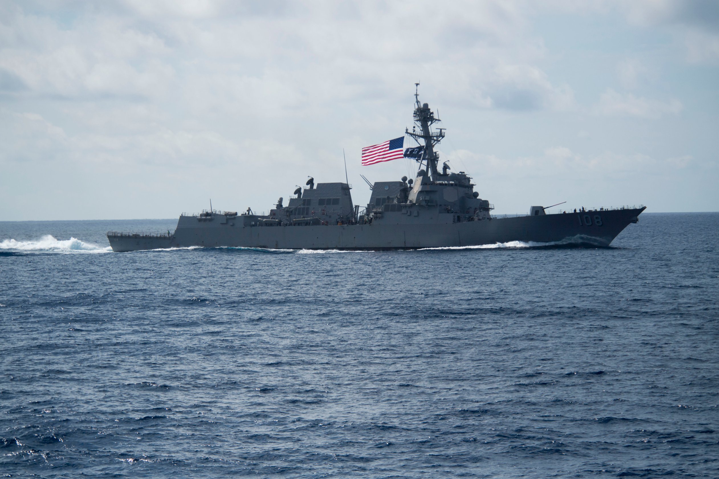 China says US warship 'trespassed' into its territorial waters