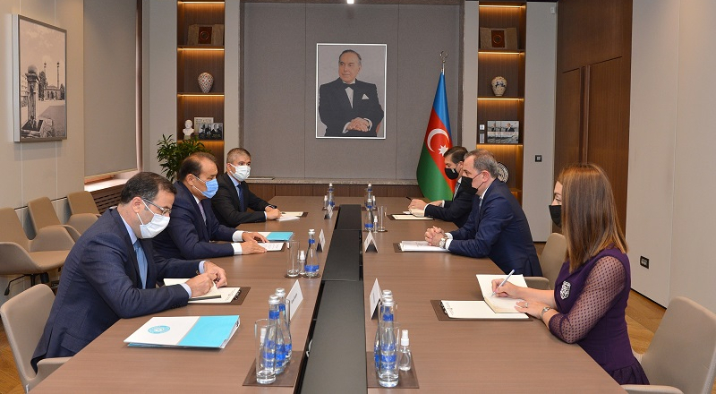 Azerbaijani FM receives delegation led by Turkic Council Sec-Gen