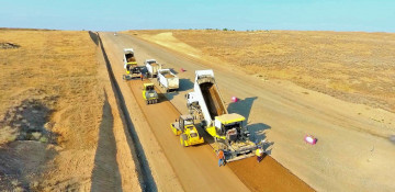 Azerbaijan: Construction of Barda-Aghdam road continues (PHOTO)