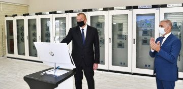 President Ilham Aliyev attends inauguration of “Buzovna-1” substation in Khazar district
