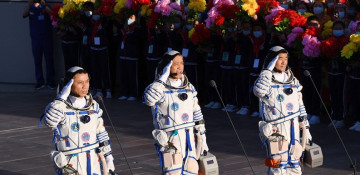 3 astronauts return after China's longest space mission
