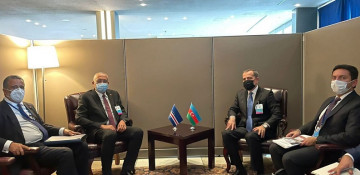 Azerbaijani FM meets counterparts from NAM at 76 session of UN General Assembly (PHOTO)