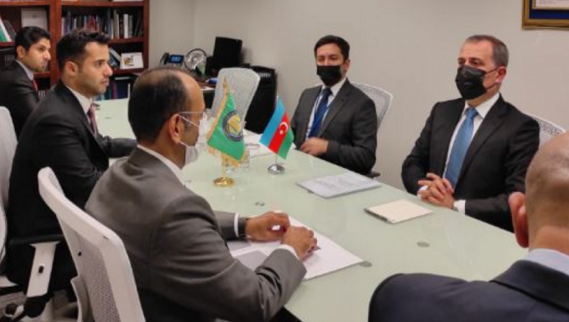 Azerbaijani FM meets with Secretary General of Gulf Cooperation Council