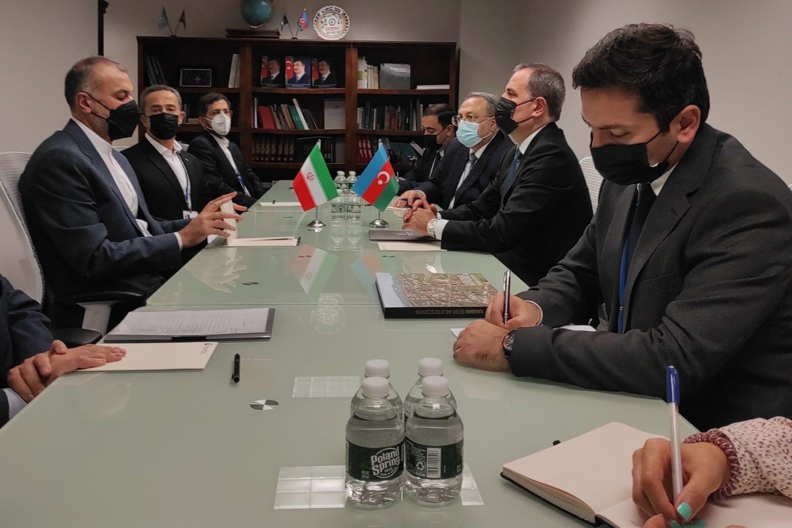 Azerbaijani, Iranian foreign ministers meet in New York