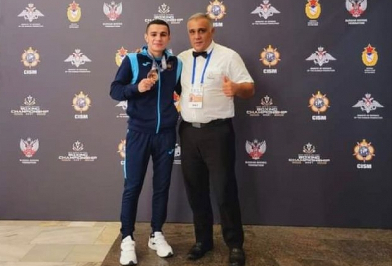 Azerbaijan's Tayfur Aliyev clinches bronze at World Military Boxing Championships
