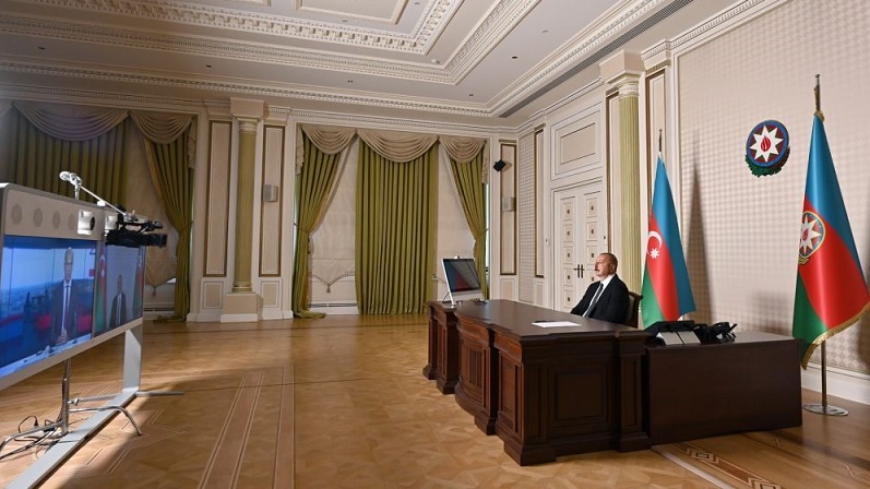 There is no Nagorno-Karabakh on political and geographic map of Azerbaijan - President Aliyev