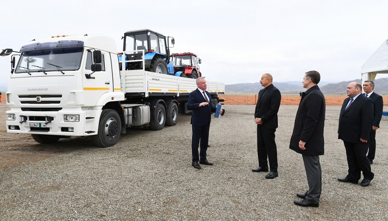 President Ilham Aliyev visits Jabrayil district