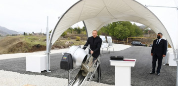 President Ilham Aliyev visited Hadrut settlement and Tugh village of Khojavand district (PHOTO)