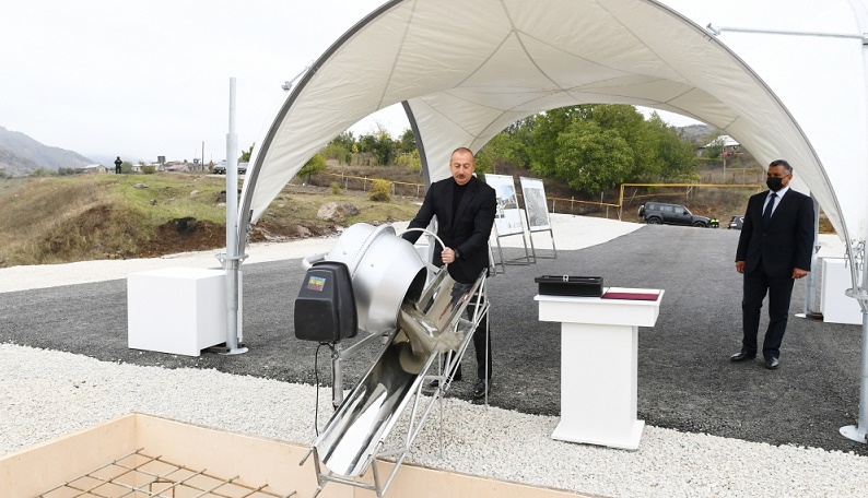 President Ilham Aliyev visited Hadrut settlement and Tugh village of Khojavand district (PHOTO)