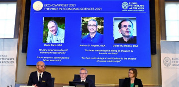 Nobel economics prize goes to 3 economists for societal research