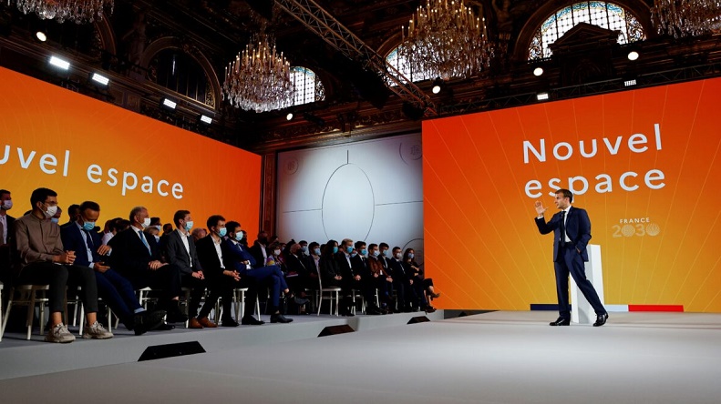 Macron unveils 30-billion euro plan for innovation and industrial revival