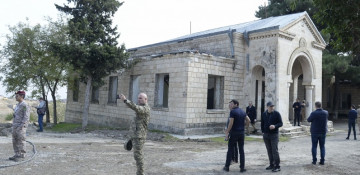 Representatives of diplomatic corps visit churches in Talish village of Azerbaijan’s Tartar district (PHOTO)