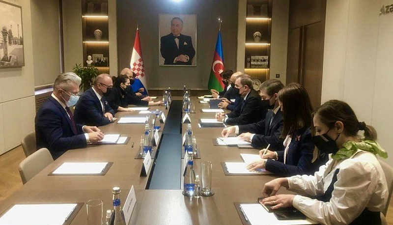Azerbaijani, Croatian foreign ministers meet in Baku