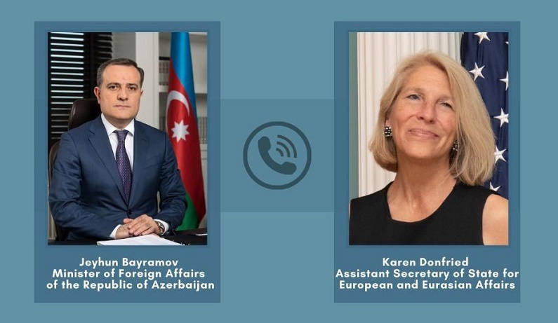 Azerbaijani FM, US Assistant Secretary of State hold phone talks