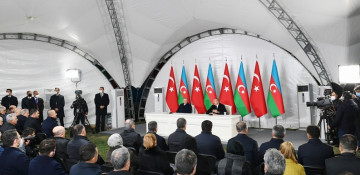 Presidents of Azerbaijan and Turkey make press statements (PHOTO)