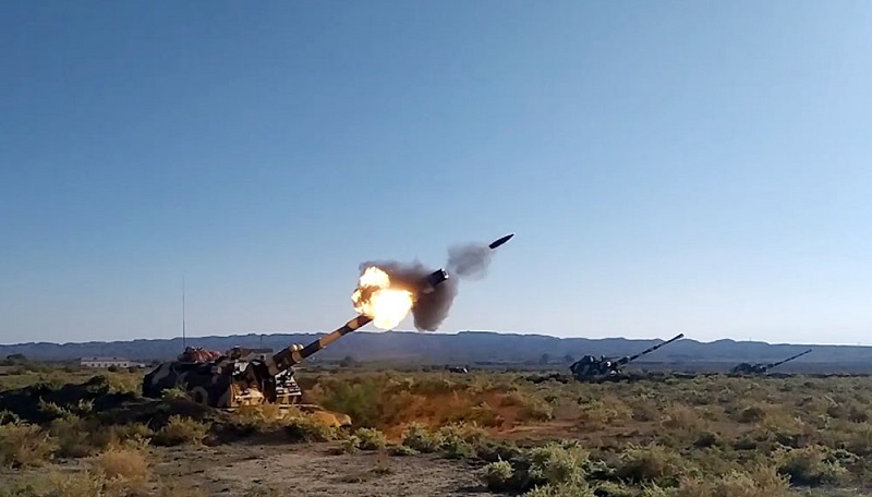 Azerbaijani army holds competition to name best artillery division (VIDEO)