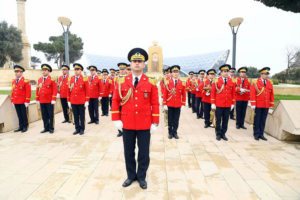 Orchestra of Azerbaijan Military Academy leaves for Turkey