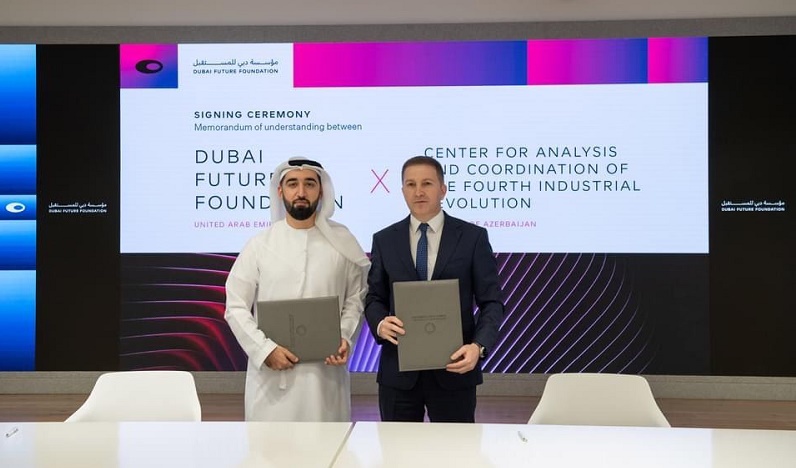 Azerbaijan, Dubai Future Foundation ink memorandum of understanding (PHOTO)