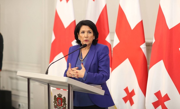 Georgian president pledges to never pardon Saakashvili