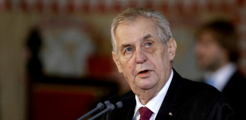 Hospitalized Czech president expects to name opposition head as PM