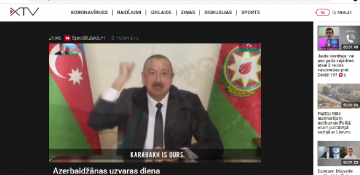 President Ilham Aliyev`s interviews with foreign media and liberation of Karabakh in spotlight of Latvian TV channel