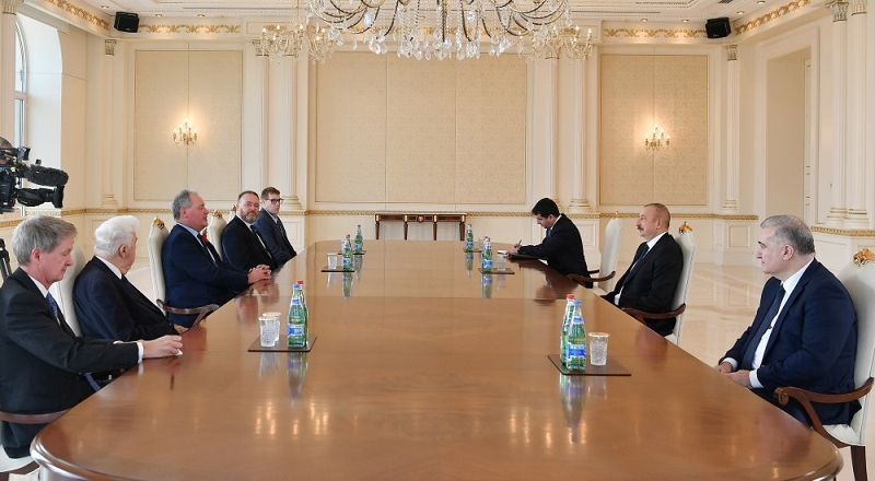 President Ilham Aliyev receives chairman of All-Party Parliamentary Group on Azerbaijan