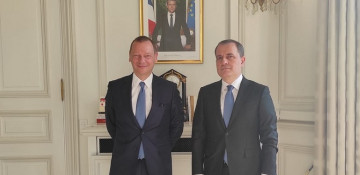 FM Jeyhun Bayramov meets French president’s diplomatic adviser