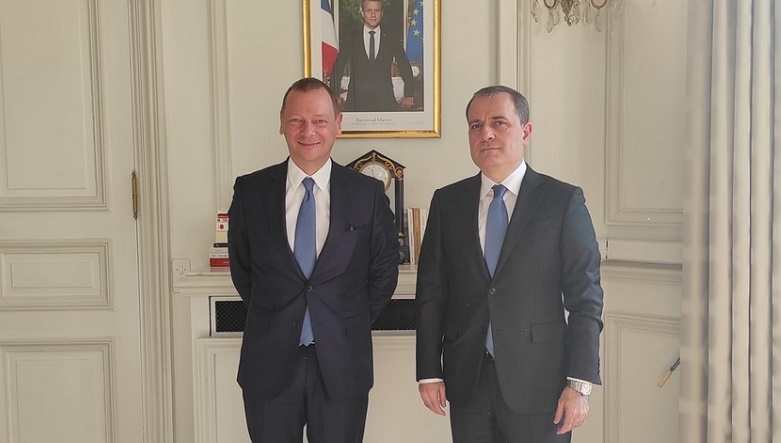 FM Jeyhun Bayramov meets French president’s diplomatic adviser