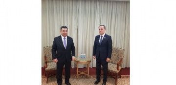 FM Jeyhun Bayramov meets with President of the International Turkic Academy