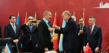 President Ilham Aliyev awarded Supreme Order of Turkic World 