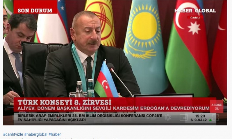 Turkish media highlight President Ilham Aliyev’s speech at 8th Summit of Cooperation Council of Turkic-Speaking States in Istanbul