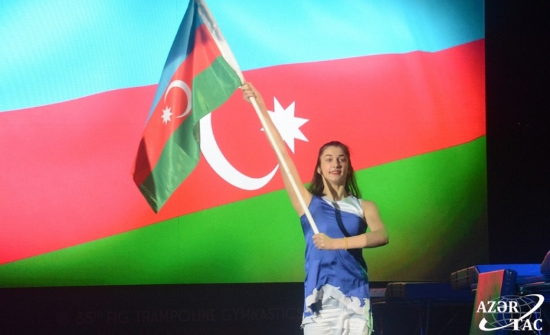 Baku hosts opening ceremony of 35th Trampoline Gymnastics World Championships (PHOTO)