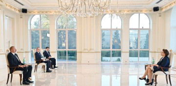 President Aliyev receives credentials of newly appointed ambassadors of several countries (PHOTO)
