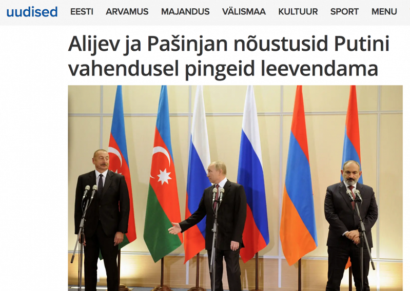 President Ilham Aliyev’s working visit to Sochi in spotlight of Estonian media
