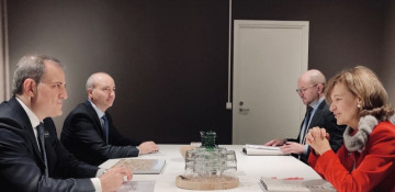 Azerbaijani FM, OSCE rep hold meeting in Stockholm (PHOTO)