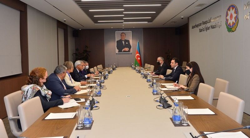 Delegation headed by IFRC Sec-Gen visit Azerbaijan’s Aghdam, Fuzuli