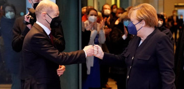 Olaf Scholz sworn in as Germany's new chancellor,