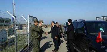 Turkish ambassador, military attaché visit Joint Monitoring Center in Karabakh