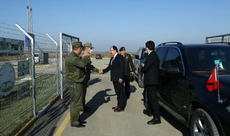 Turkish ambassador, military attaché visit Joint Monitoring Center in Karabakh