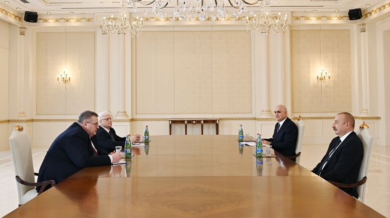 Azerbaijani president receives Russian deputy prime minister